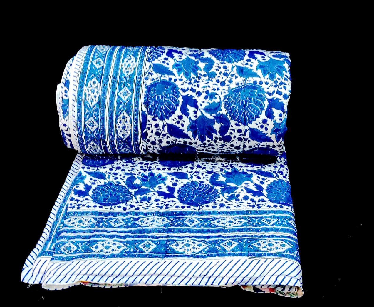 Hand block cotton Quilt