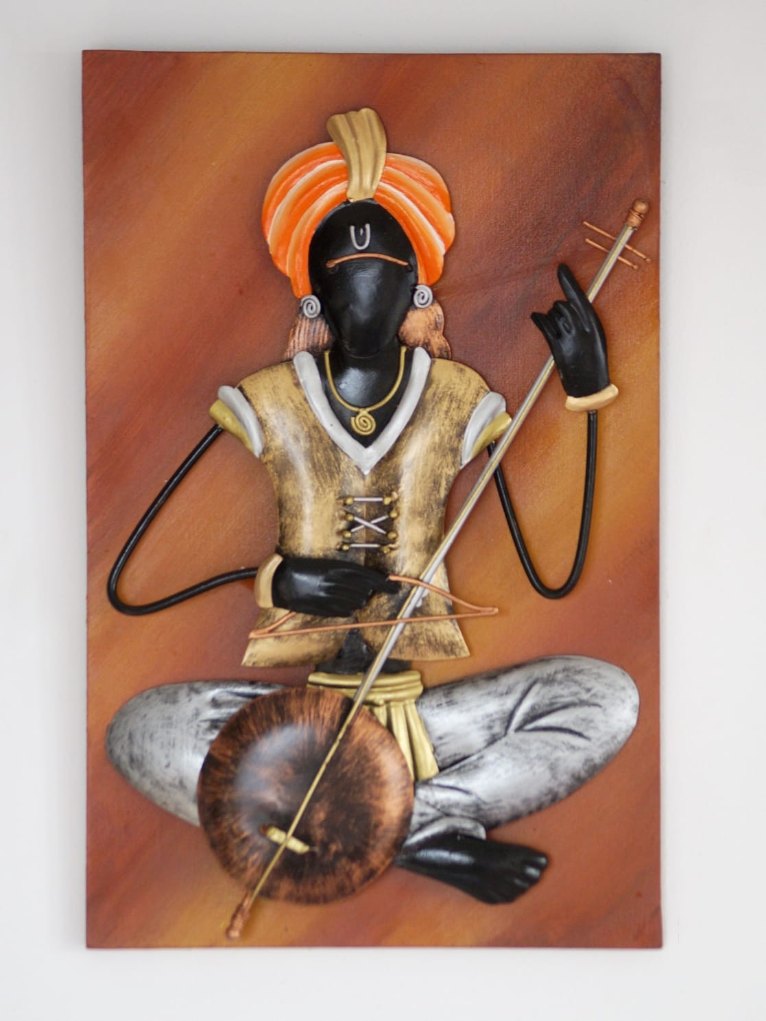 Rajasthani musicians wall hanging