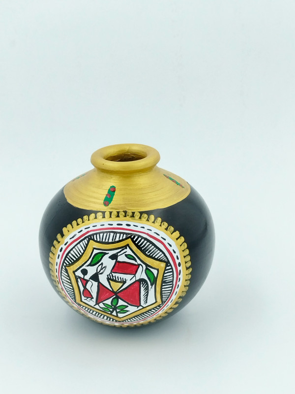 handmade TERRACOTTA flower vase